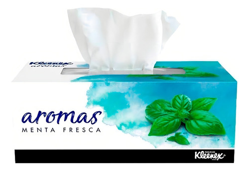 Pañuelos Faciales Kleenex Aromas Menta Fresca 140 Pañuelos