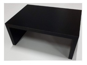 Imagen 2 de 4 de Tarima Elevador De Monitor Para Pc 30x20x10 Color Negro