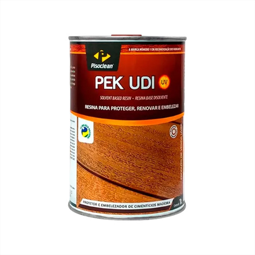 Resina Pek Udi Efeito Rustico Proteção Externa 1 Litro