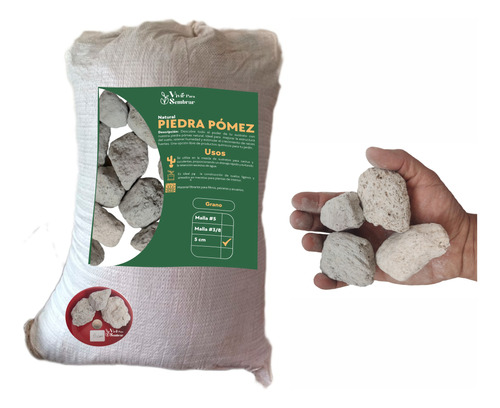 10kg De Piedra Pómez De 5cm Para Gran Variedad De Usos