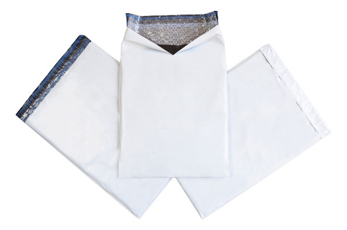 Saco Plástico De Segurança P/ Envio 19x25 Com Bolha 50 Unid