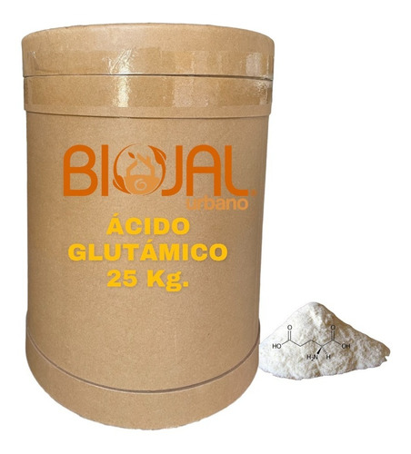 Ácido Glutámico, Aminoácido, Bioestimulante Vegetal 25 Kg.