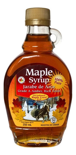 Jarabe De Arce O Maple Syrup Bernard X 250 Ml Canada Miel