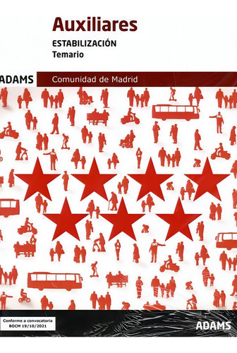 Auxiliares ( Estabilizacion) - Temario, De Vv. Aa.. Editorial Adams, Tapa Blanda En Español
