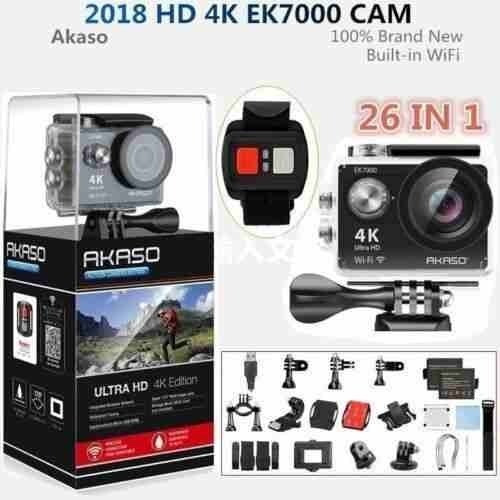 2019 Akaso Ek7000 Nuevo 4k Hd Acción Cámara Dv Videocám-2597