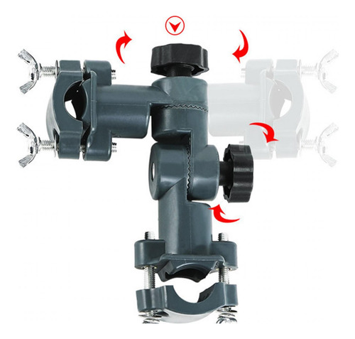 Soporte De Caña De Pescar Estable Flexible Rotación De 360