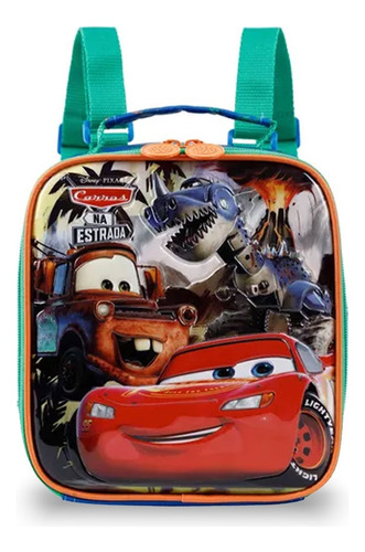 Lancheira Escolar Carros Disney Pixar Mcqueen Xeryus