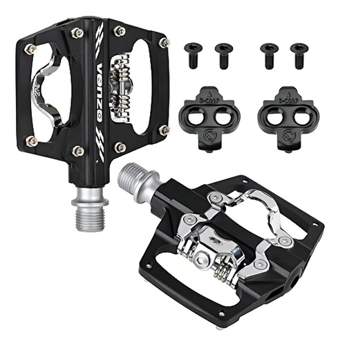 Pedal Para Bicicleta Venzo Venzo Color Black: Cnc 85x78mm -18cm X 13cm X 6cm
