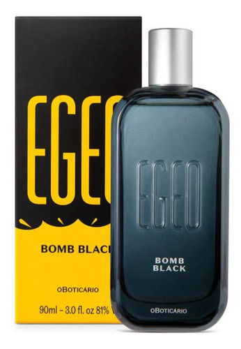Perfume Egeo Bomb Black 90ml - mL a $1299