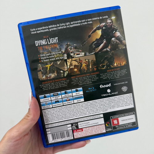 Dying Light The Following Semi Novo Mídia Física Ps4 (Recondicionado)