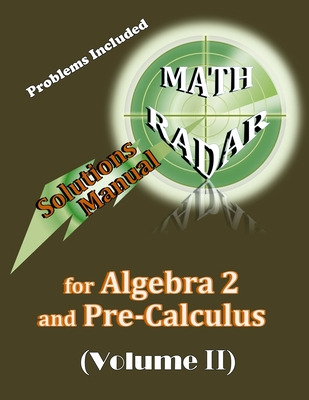 Libro Solutions Manual For Algebra 2 And Pre-calculus (vo...