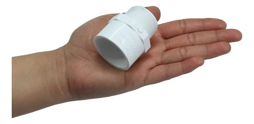 Adaptador Pvc Macho 436-010 De 25mm 15pz 10201460 Color Blanco