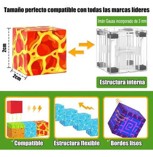 Juego Mundial De Bloques De Construcción Magnéticos, 64 Piez