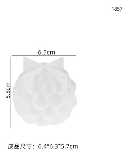 Molde De Silicona For Vela Orb Lantern Lunares