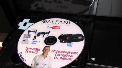 Imagen 4 de 6 de 50 Etiquetas Para Cd / Dvd + Software Para Toda Impresora