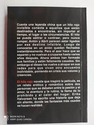 El Hilo Rojo Libro. Erika Halvorsen.