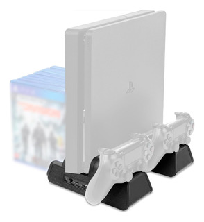 Base Refrigerante Multifuncional Ps4 Pro Slim Porta Juegos