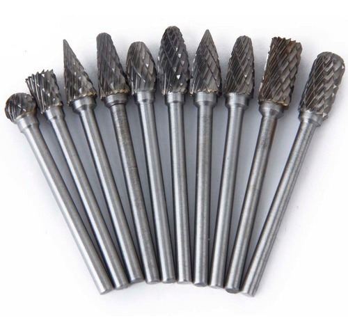 Imagen 2 de 6 de 10 Fresas Rotativas De Acero De Carburo De Tungsteno De 6 Mm