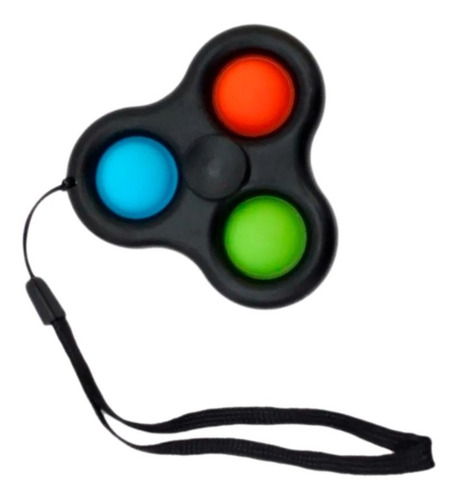 Imagen 2 de 7 de Spinner Pop It Simple Dimple 3 Juguete Anti Stress