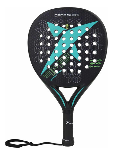 Pala Pádel Drop Shot Mujer Fucsia Turquesa Calipso Con Funda