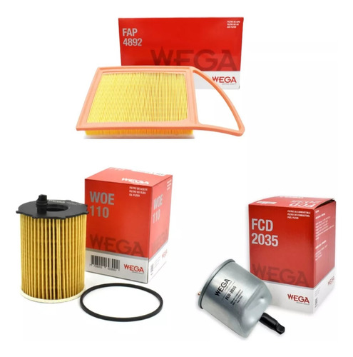 Kit Partner Berlingo Hdi - Filtros Aire, Aceite, Combustible