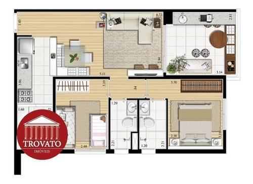 Imagem 23 de 23 de Excelente Localuzacaoportunidade Apartamento Pronto, Novo, À Venda Na Aclimação De 67m², 2 Dormitórios,1 Suíte, 2 Vagas, Lazer Completo - Ap01845 - 70084926
