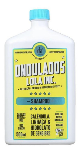 Shampoo Ondulados Lola Inc 500ml - Lola