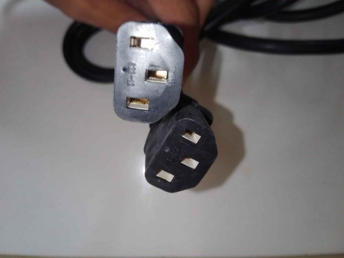 Cable De Corriente Fuente De Poder Para Pc,monitor,impresora