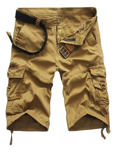comprar Bermudas Pantalón Short Tactico Suelto Cargo Hombre