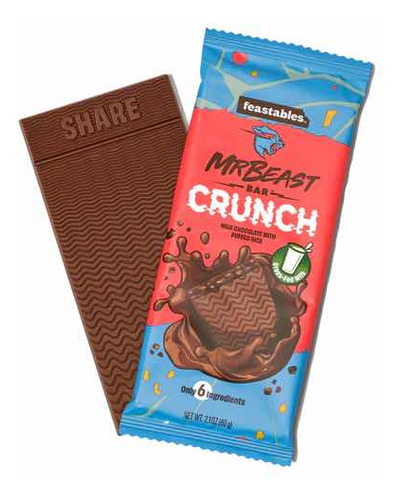 Mr Beast Feastables Crunch 60g