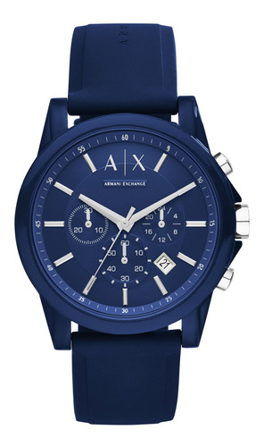 Reloj Armani Exchange Silicone Blue Outerbanks