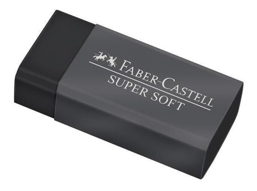 Borracha Super Soft Preto Faber Castell