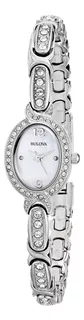 Reloj Bulova 96l199 Mujer Clasico Strass Diamantes