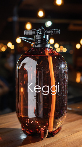 Imagen 5 de 8 de Chopera Keggi Cerveza 10l Con Ball Lock, Canilla Y Sin Co2