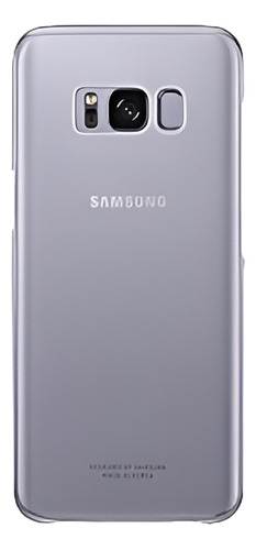 Samsung Galaxy S8 Claro Cubierta Protectora, Orquídea Gris
