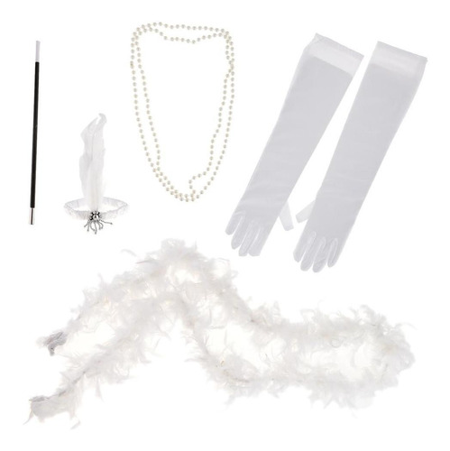 Conjunto De 5 Accesorios Boa Diadema De Para Antigua