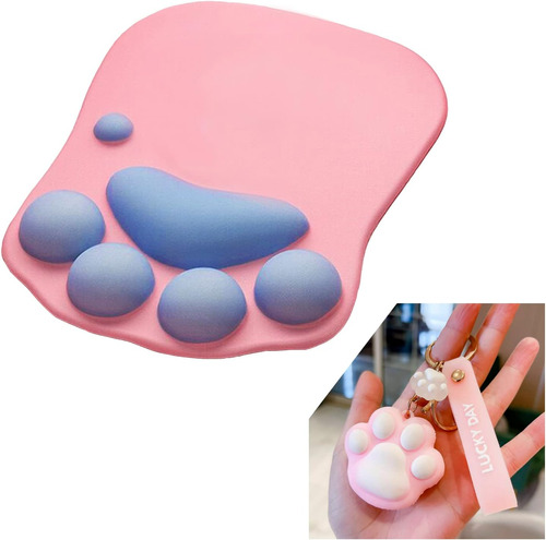 Cxibikl Cat Paw Gifts Office Mousepad Para Niñas, Con Cojín 