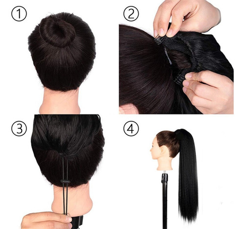 Cola De Caballo Extensión De Pelo Cola De Caballo Peluca D