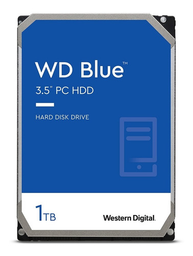 Imagen 3 de 5 de Disco duro interno Western Digital WD10EZEX 1TB plateado