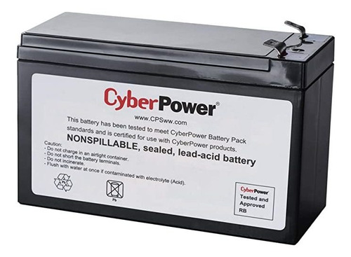 Cyberpower Rb1290x2 - Cartucho De Batería De Recambio, Por E