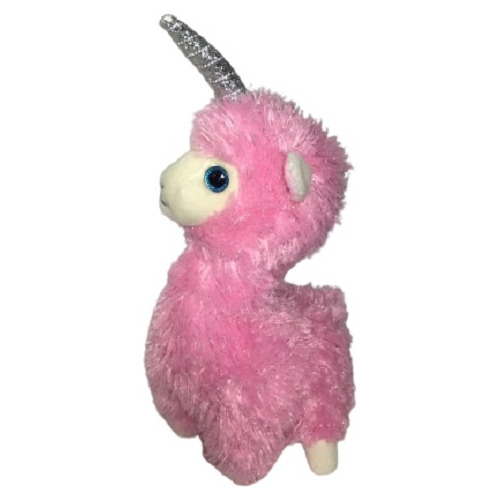Jp09 Llama Unicornio Rosa Marca Ty Peluche Juguete 25 Cm