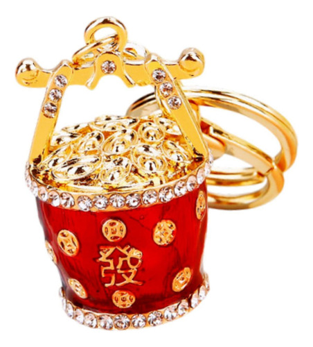 Para J0yf Feng Shui Cubo De Llavero, Llavero De Lingotes