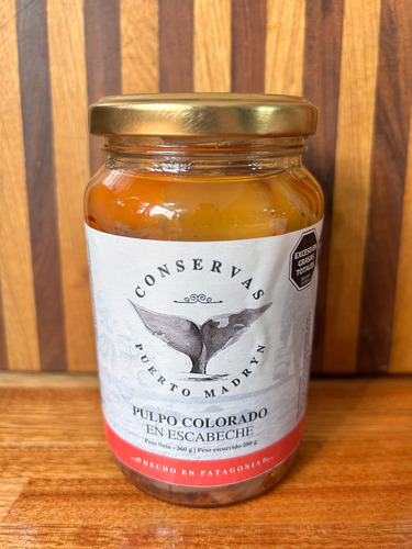 Pulpo Colorado En Escabeche - Conservas Puerto Madryn X360gr