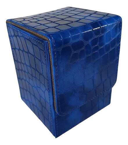 Card Deck Box Tcg Card Holds 100 Card Protector Azul Claro