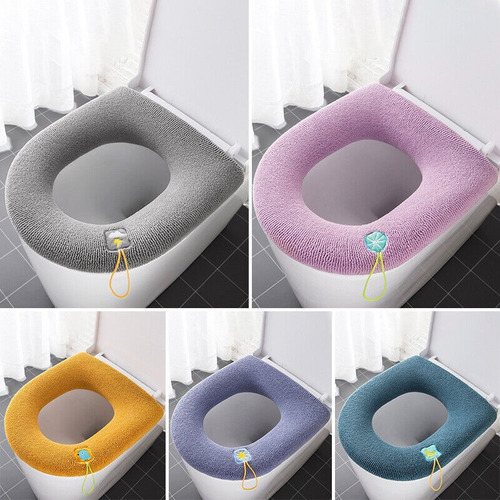 De Funda Para Asiento De Inodoro De Invierno, Cojín Cálido