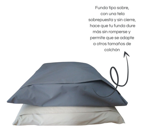 Imagen 4 de 7 de Funda Impermeable Para Colchón De Mascota 100x75 Cm
