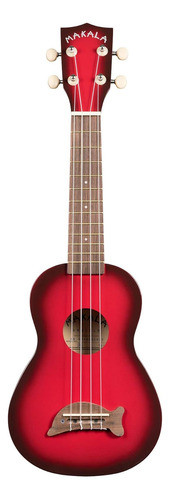 Ma Mk-sd/rdburst Dolphin Bridge Red Burst Ukelele Sopra...