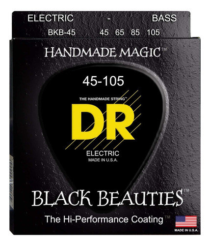 Cuerdas P/bajo Elect Med 45/105 Black Beauties Dr Bkb-45