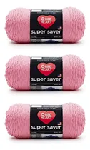 Comprar Ovillo Rosa Perfecto Red Heart Super Saver, Paquete De 3 Uni