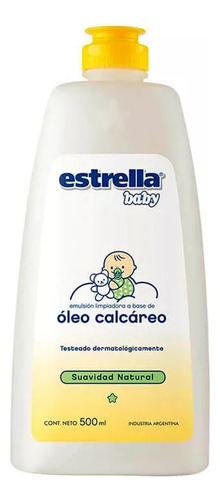 2 Pack Estrella Baby Oleo Calcáreo X 500 Ml Con Manzanilla